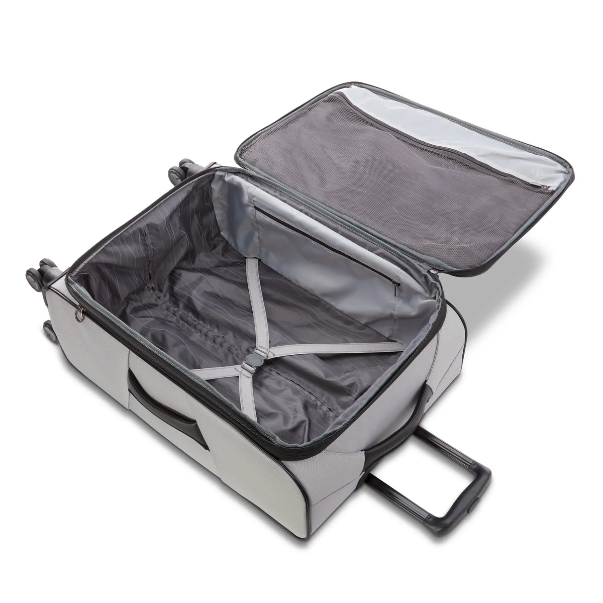 2026 NewAmerican Tourister X-Lite 3-Piece Luggage Set with Spinner Wheels - Light Grey