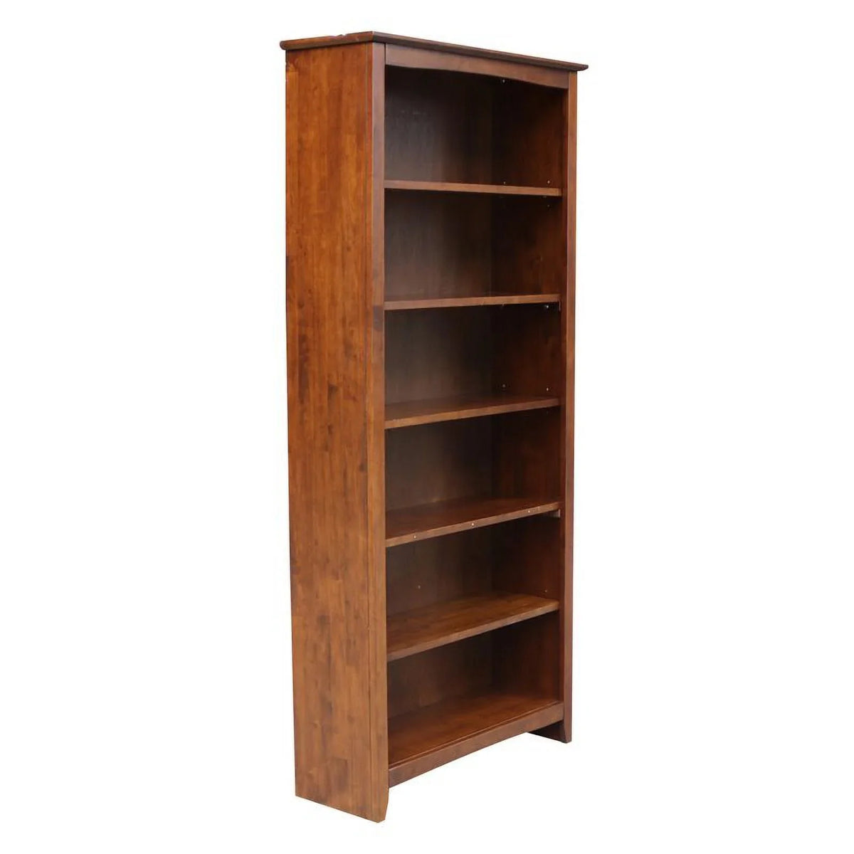 2026 NewInternational Concepts Solid Wood Shaker Bookcase, 72 in H