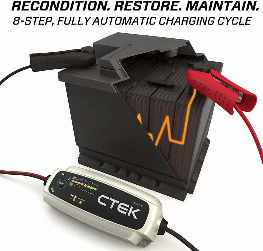 2026 NewCTEK 40-206 MXS 5.0 Fully Automatic 4.3 amp Battery Charger and Maintainer 12V
