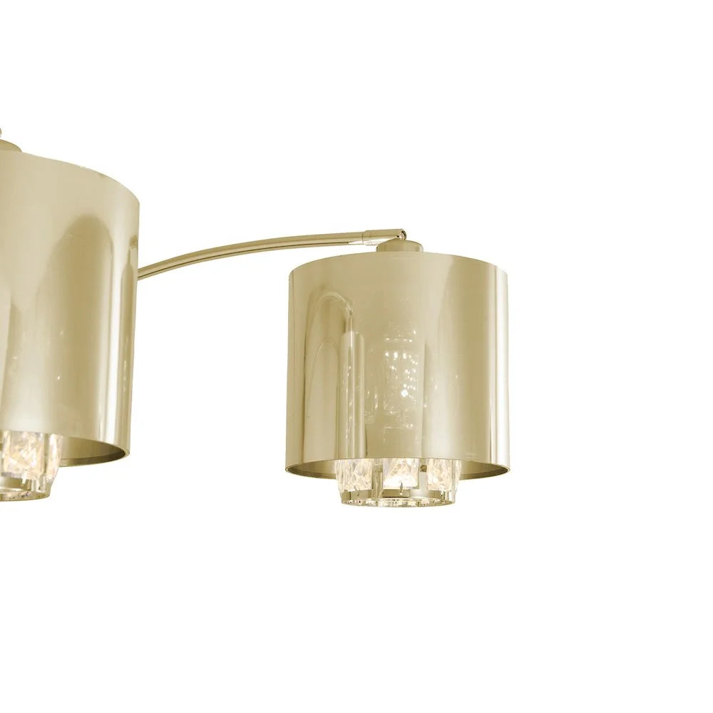 2026 NewNOVA OF CALIFORNIA Marilyn 3 Light Arc Floor Lamp - Weathered Brass