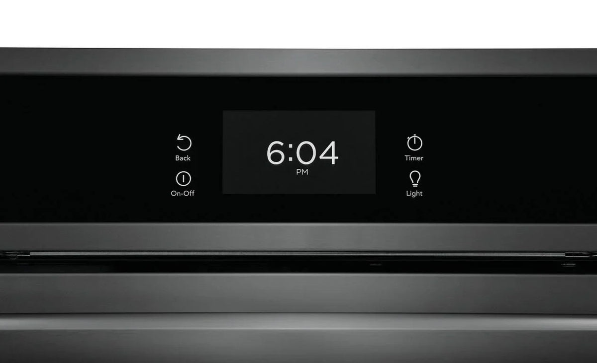 2026 NewFrigidaire Gallery GCWM3067AD 30 inch Black Stainless Wall Oven and Microwave Combination