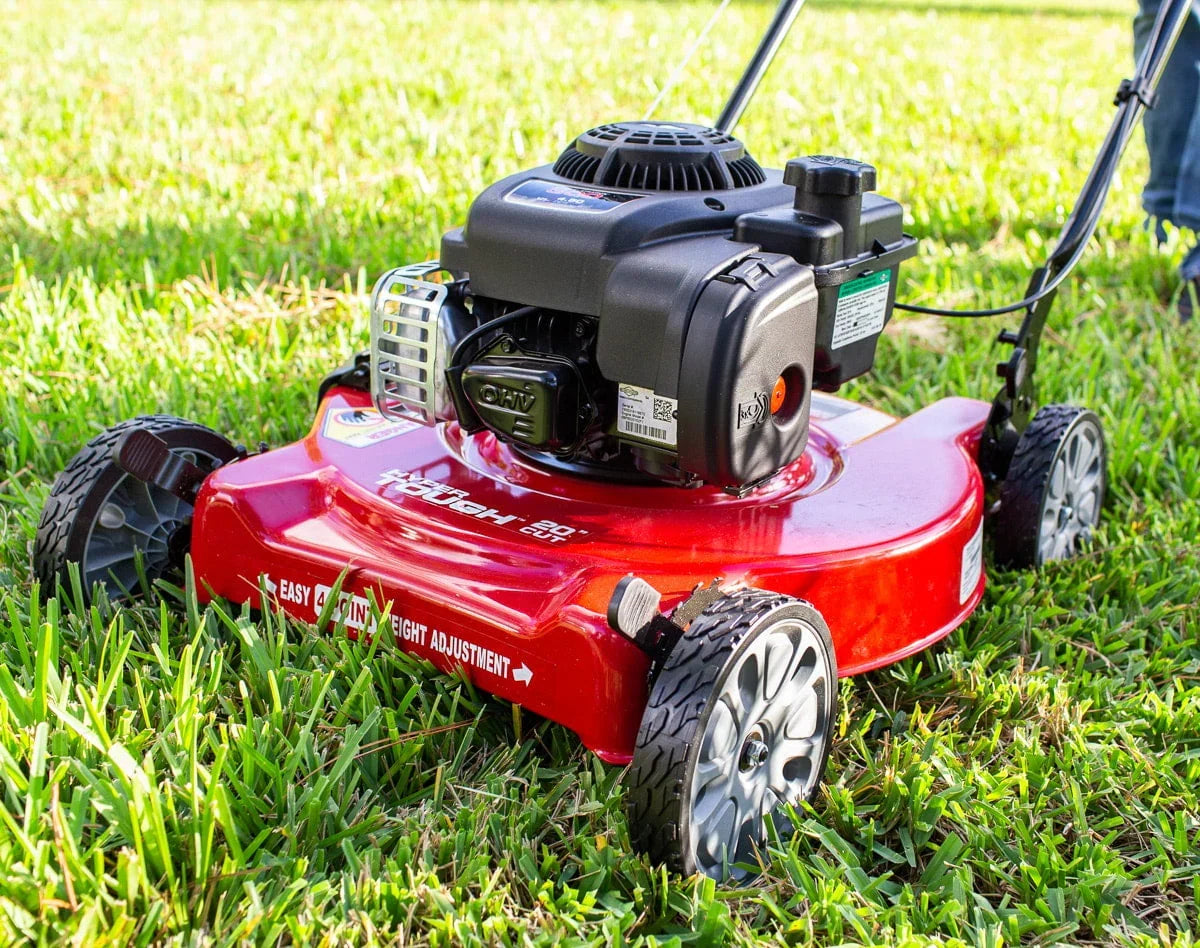 2026 NewHyper Tough 20-inch 125cc Gas Push Mower with Briggs & Stratton Engine (Assembly Details: 46.9 lbs; 22.10-inch Height)