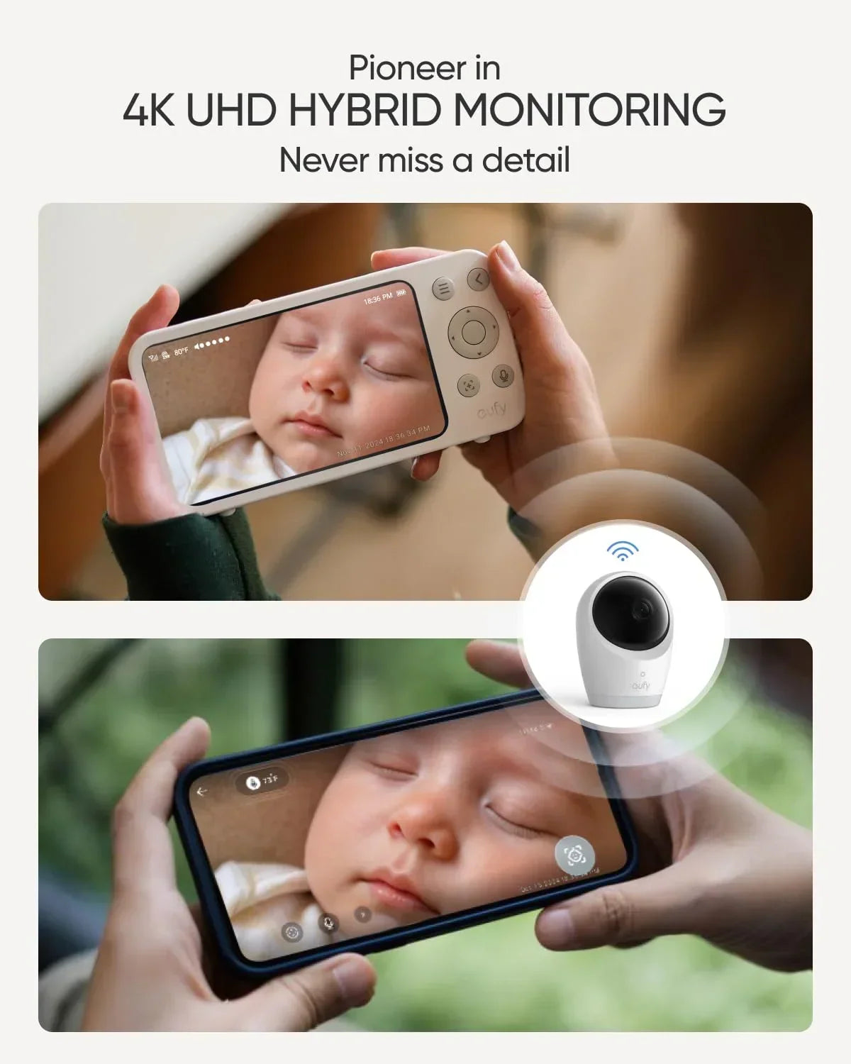 2026 NewEufy Baby Monitor E20 with 2K Camera