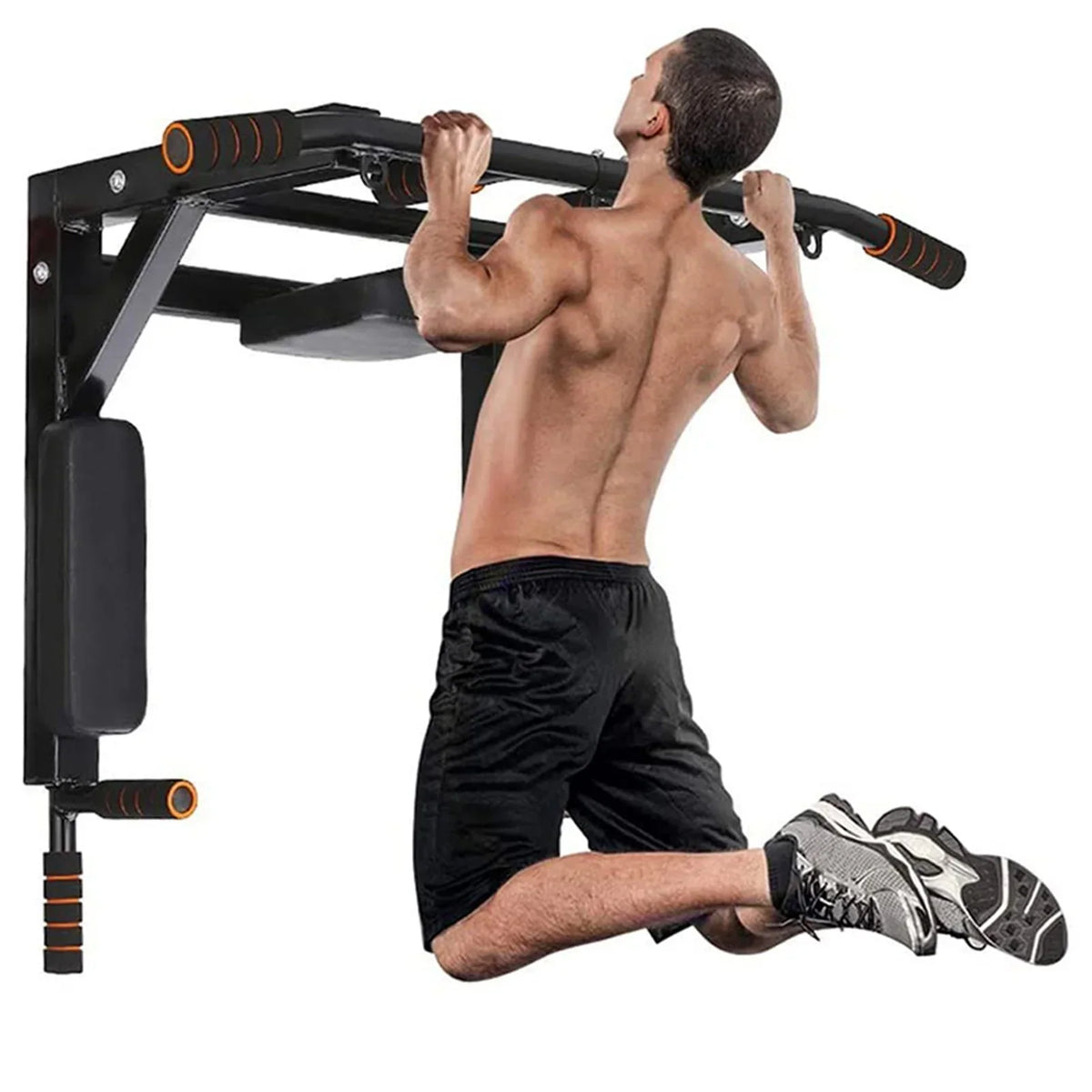 2026 NewDual-Use Wall-Mounted Pull-up Bar for Home Gym Strength Training Equipment Chin Up Steel Bar