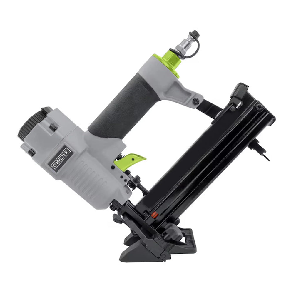 2026 New Master Mechanic 4-in-1 Mini Pneumatic Flooring Nailer/Stapler, Gray
