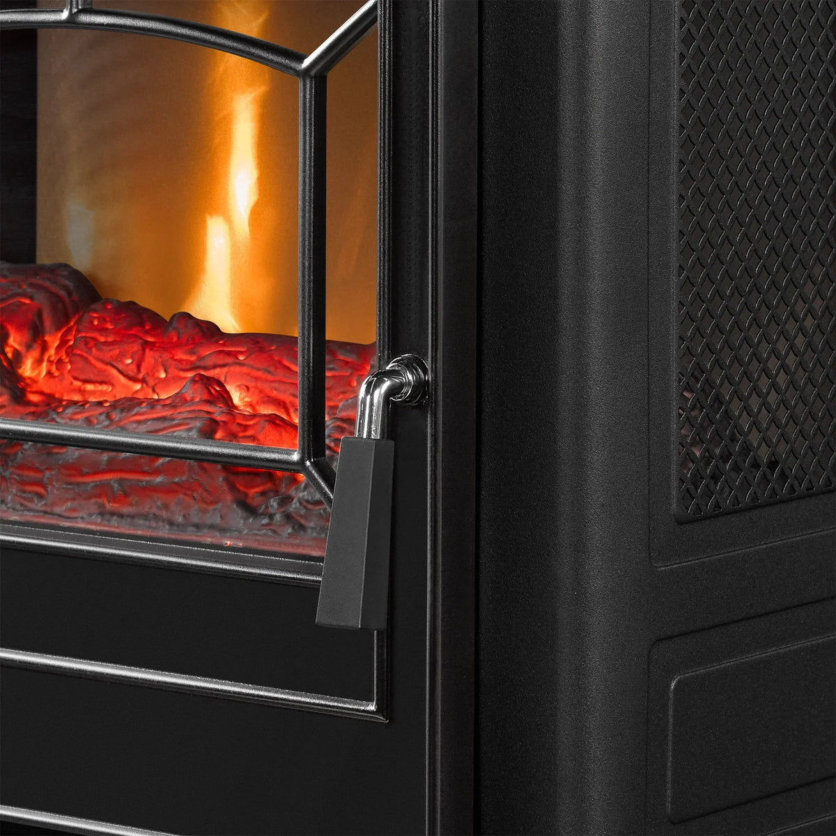 2026 NewClassicFlame 17.5"W Infrared Quartz Electric Stove Heater, Insignia Blue
