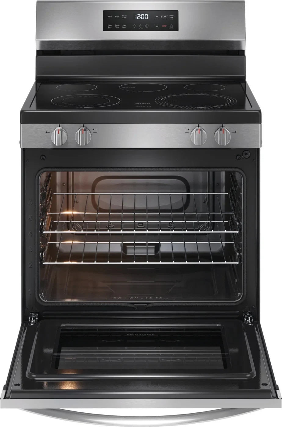 2026 NewFrigidaire FCRE3062AS 30" Electric Range with Steam Clean, Stainless Steel