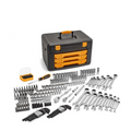 2026 New232 Piece 1/4″. 3/8″ Drive Metric &amp; SAE Mechanics Hand Tool Set