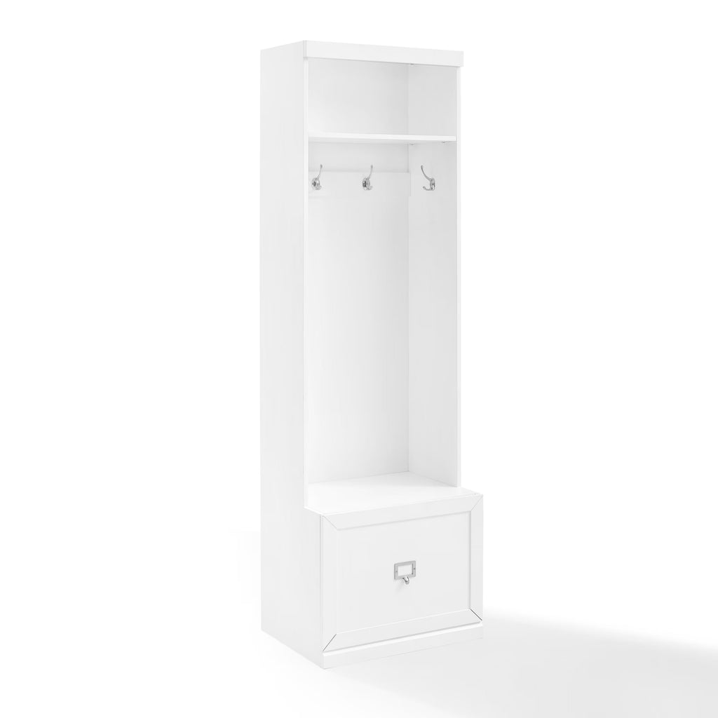 2026 New Crosley Furniture Harper Hall Tree in White