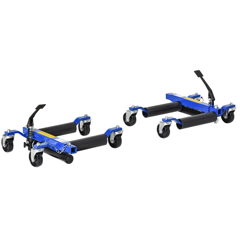 2026 NewDURHAND 4 Wheel Dolly Portable for Lifting Vehicles, 1465 lbs Weight Capacity