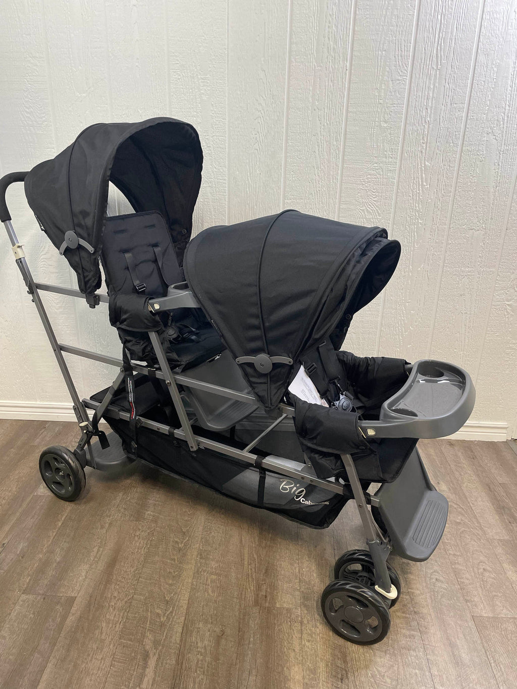 Joovy Big Caboose Triple Stroller, 2020, Black