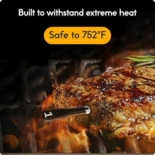 CHEF iQ Sense Smart Wireless Meat Thermometer with 3 Ultra Thin Probes, Unlimited Range Bluetooth Meat Thermometer, Digital Food Thermometer