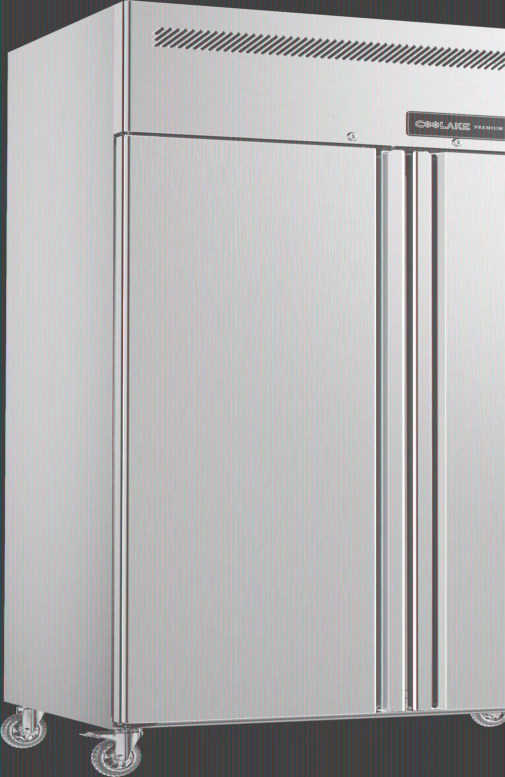 2026 New Coolake Commercial Refrigerator and Freezer Combo, 48" W Dual Temperature Zones, 36 Cu.ft 2 Door
