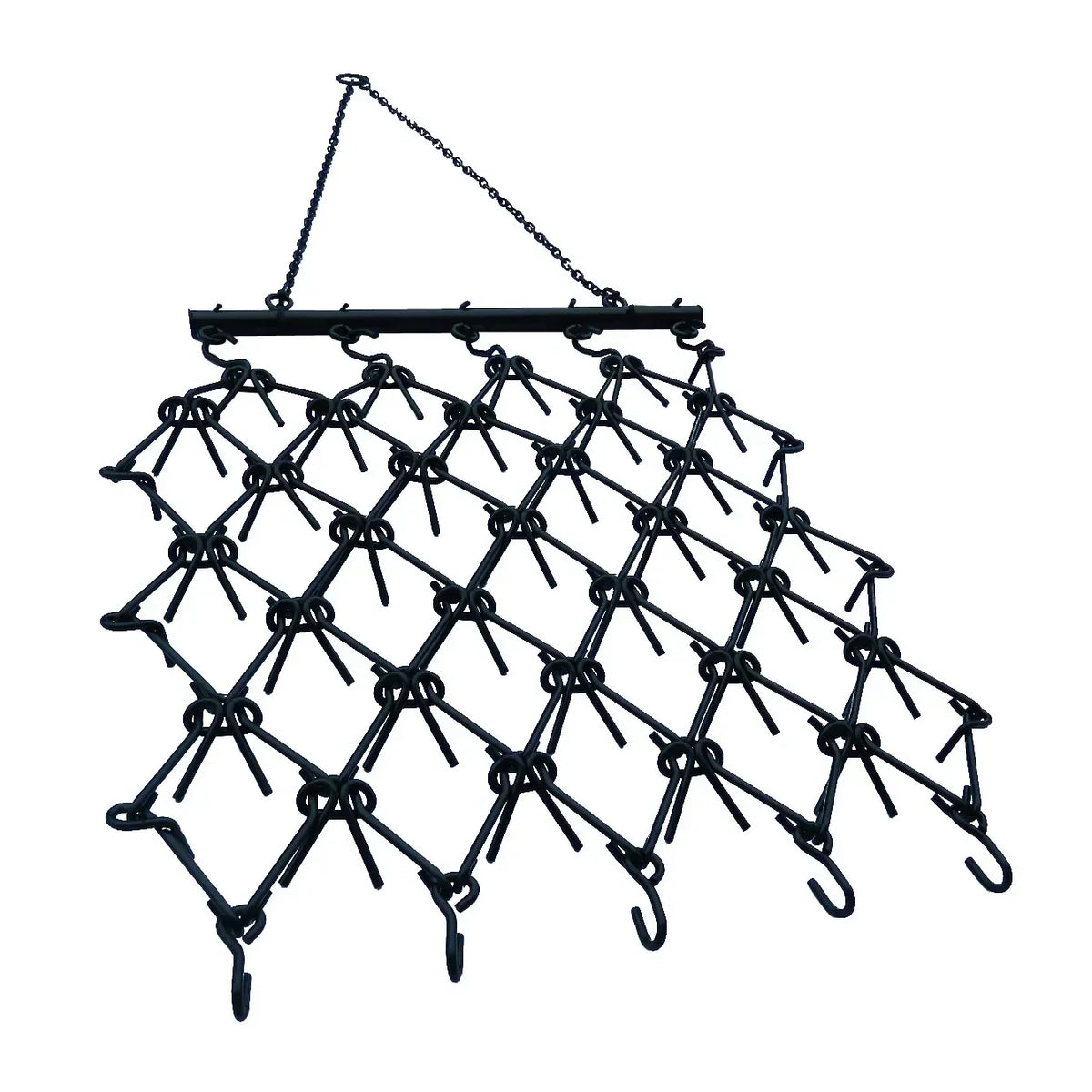 2026 NewField Tuff 4'x4' Steel Drag Rake Field Leveling Harrow with 1/2" Teeth