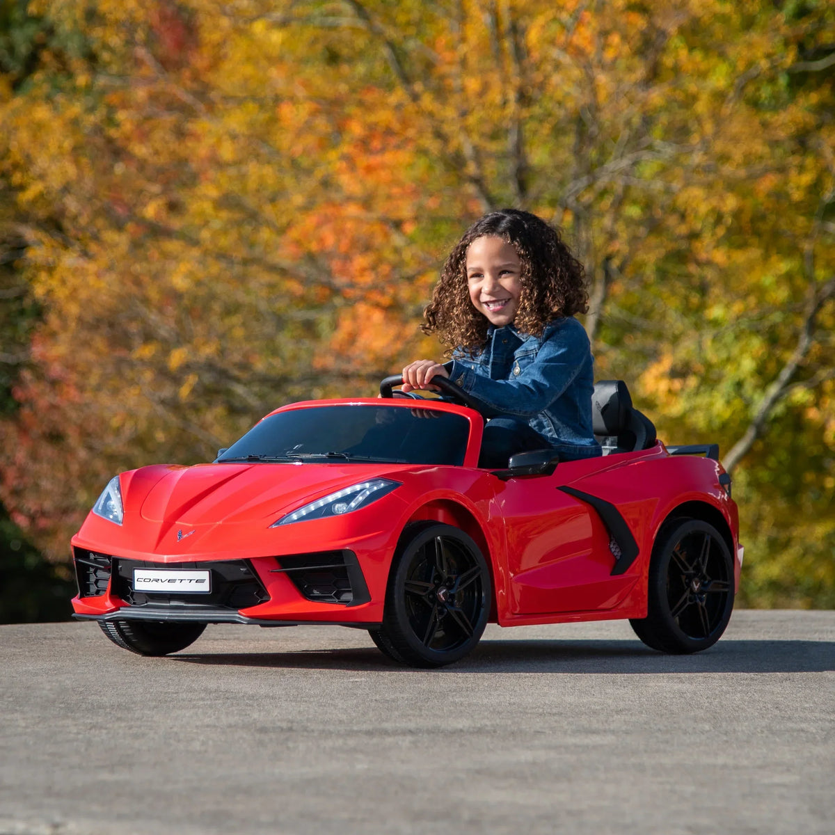 2026 New12V Huffy Corvette Stingray, Battery Powered Ride-On Car, Children Ages 3+, Sounds