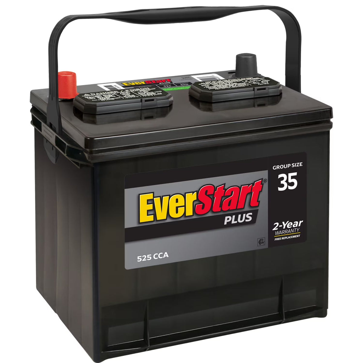 2026 NewEverStart Plus Lead Acid Automotive Battery, Group Size 35 12 Volt, 525 CCA