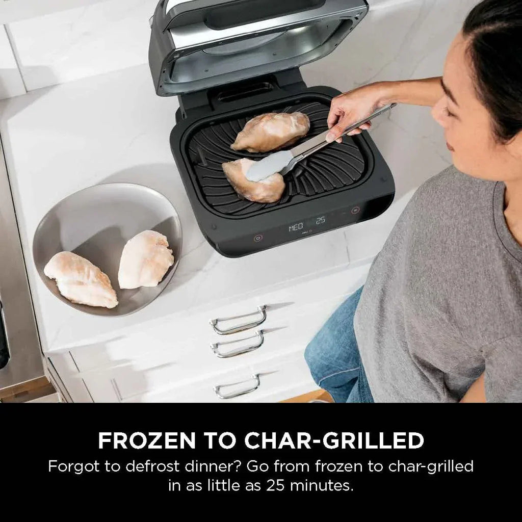 2026 NewFoodi Smart XL 4-in-1 Indoor Grill with 4-Quart Air Fryer, Roast, Bake, and Smart Cook System, FG550