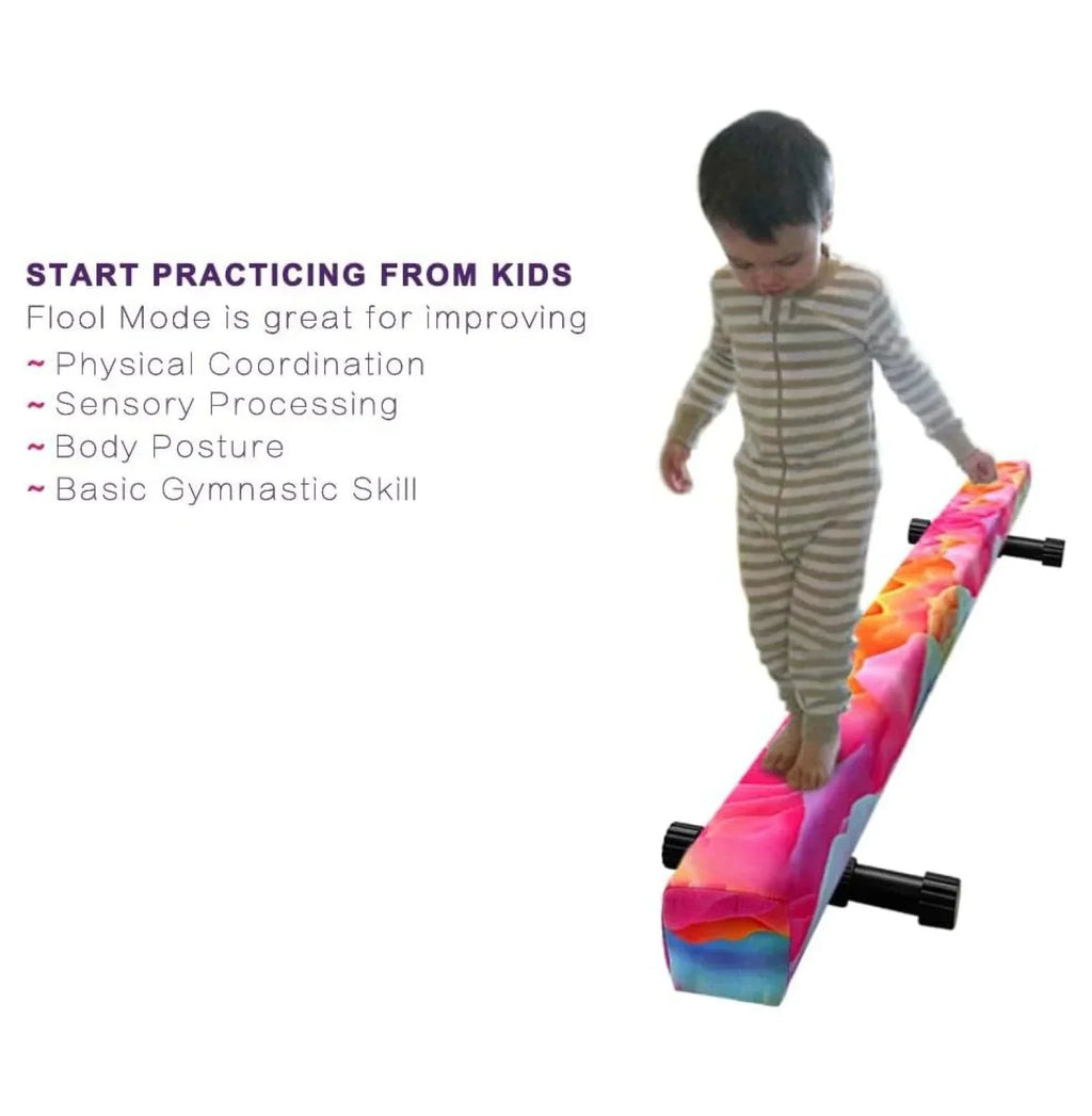 2026 New8FT Adjustable&Foldable Gymnastics Balance Beam,Home Gym Equipment,Easy Assembling and Storage,No Tool Require,for Kids Children Girls Training