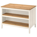 TORNVIKEN Kitchen island - off-white/oak 49 5/8x30 3/8 "